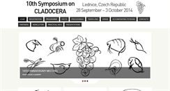 Desktop Screenshot of cladocera2014.org